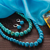 GOMAKERER 6 Styles Synthetic Turquoise Beads Strands Sets TURQ-GO0001-01-7