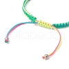 Braided Nylon Cord Adjustable Bracelets BJEW-JB11597-04-4