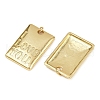 Brass Pendants KK-S526-53G-2