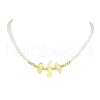 ABS Plastic Imitation Pearl Beaded Necklaces NJEW-JN04859-01-1