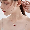 40Pcs 4 Colors Alloy Enamel Stilettos Pendants ENAM-CJ0002-47-5