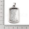 Retro 304 Stainless Steel Pendants STAS-I205-23AS-B-3