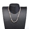 Mother's Day Jewellery Cultured Freshwater Pearl Beaded Necklaces NJEW-JN02664-4