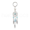 Alloy Porcelain Conch Shape Keychains KEYC-JKC01224-2