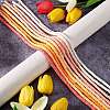 WADORN 9 Strands 9 Colors Flat Round Handmade Polymer Clay Beads CLAY-WR0001-01-4