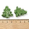 Christmas Tree Polymer Clay Rhinestone Beads CLAY-NH0001-14F-3