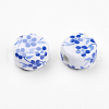 Handmade Printed Porcelain Beads PORC-Q177-12mm-3-2