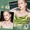 Unicraftale 4Pcs 4 Style 201 Stainless Steel Pendants STAS-UN0032-18-5