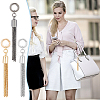 Unicraftale 3 Sets 3 Colors  Alloy Keychain Tassel Chain Pendant Decoration HJEW-UN0001-25-6