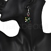 Handmade Lampwork Dangle Earrings EJEW-TA00664-2