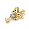 Brass Pendants KK-K352-01G-2