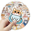 60Pcs Cartoon Cat PVC Stickers for DIY Decorating Luggage PW-WG63352-01-4