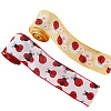 Gorgecraft 2 Rolls 2 Patterns Insect Theme Polyester Ribbon OCOR-GF0002-58B-4