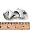 304 Stainless Steel Lobster Claw Clasps STAS-V008-27P-3