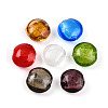 Handmade Silver Foil Glass Beads SLF20mmY-M-1