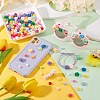 AHADERMAKER 200Pcs Opaque Resin Cabochons RESI-GA0001-24-4