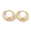 Brass Hoop Earrings EJEW-D320-16G-4