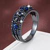 Alloy & Rhinestone Finger Rings FS-WG4F886-06-1