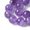 Natural Amethyst Beads Strands G-R446-10mm-21-A-8