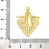 Brass Pendants with Cubic Zirconia KK-D536-07G-3