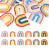 12Pcs 6 Style Spray Painted Alloy Enamel Pendants ENAM-TA0001-67-1