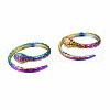 Snake Wrap Cuff Rings RJEW-N038-032-1