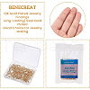 Brass Earring Hooks KK-BC0005-08G-2
