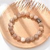 Natural Sunstone Stretch Bracelets X-BJEW-E373-10mm-04-1