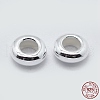 925 Sterling Silver Spacer Beads STER-L063-10C-S-1