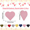 Gorgecraft 16Pcs 8 Colors PU Leather Bookmarks AJEW-GF0007-08-2