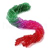 Transparent Painted Glass Beads Strands X1-DGLA-A034-T8mm-A24-1