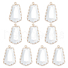 BENECREAT 10Pcs Clear Glass Pendants GLAA-BC0001-37-1