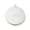 Non-Tarnish 304 Stainless Steel Pendants STAS-A066-02P-2