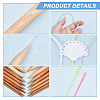  9Pcs Bamboo Circular Knitting Needles DIY-NB0010-86-5