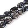Natural Glaucophane Beads Strands G-C141-D01-02-1