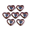 Spray Painted Opaque Acrylic Beads SACR-S305-28-B01-1