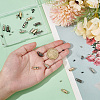  48Pcs 3 Colors Zinc Alloy Cord Ends FIND-PH0023-60A-3