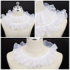 BENECREAT 10M Polyester Pleated Lace Trims OCOR-BC0006-26B-4