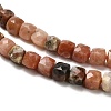 Natural Plum Blossom Jasper Beads Strands G-H078-C31-01-4