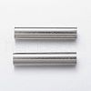 Tarnish Resistant 304 Stainless Steel Tube Beads STAS-P128-09-2