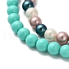 Round Shell Pearl Beads Strands BSHE-XCP0001-81-3