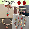 10Pcs Plastic Pendants FIND-FG0003-64-6