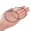 304 Stainless Steel Big Hoop Earrings EJEW-F105-02B-4