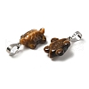 Natural Tiger Eye Pendants G-F758-A02-P-2