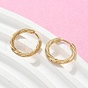 304 Stainless Steel Twist Hoop Earrings for Women EJEW-A130-02B-G-5