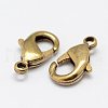 Brass Lobster Claw Clasps KK-J270-67C-B-2