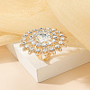 Ethnic Style Alloy & Rhinestone Finger Rings FS-WG504EF-04-1