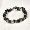 Natural Rutilated Quartz Beads Stretch Bracelets for Men Women BJEW-C105-01A-2