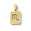 304 Stainless Steel Twelve Constellations Pendants STAS-S152-02G-H-1