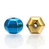 UV Plating Opaque Acrylic Beads X-PACR-T017-03-2